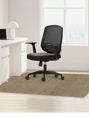 Office Chair Mat Mocha 54" By 33"
